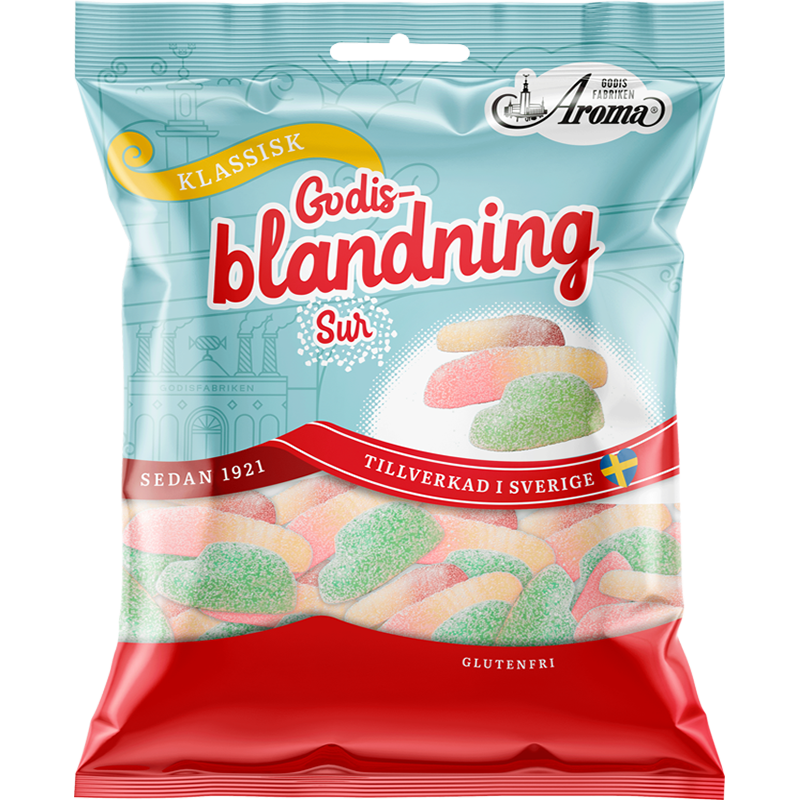 Godisblandning sur