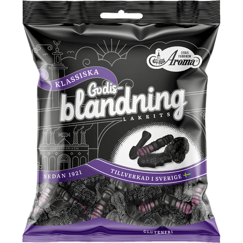 Godisblandning Lakrits