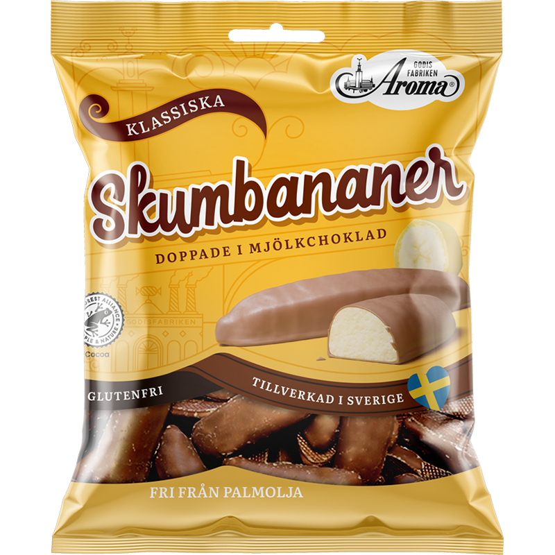 Skumbanan med chokad 100g