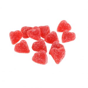 Röda hjärtan sockrade