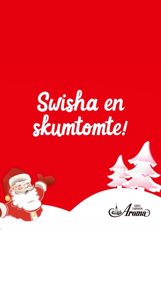 Nu kan du swisha en skumtomte till någon du tycker om! ♥️

Länk i profil 🎅